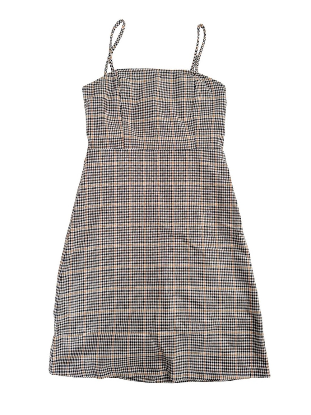 Women’s Simons Twik Brand Brown Plaid Mini Dress XS grunge